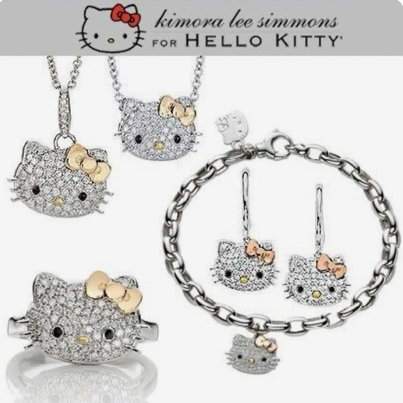 Kimora Lee Simmons hello kitty diamond ring 18k - Picture 8 of 9